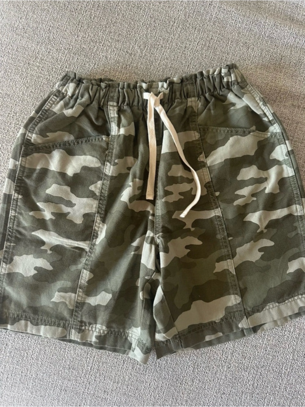 aerie Camouflage Paperbag Waist Shorts